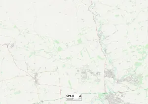 Wiltshire, Spire 4, Straßeplan