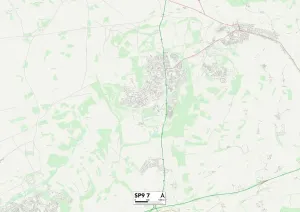 Wiltshire SP9 7 Karte