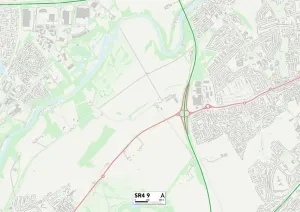 Sunderland SR4 9 Karte