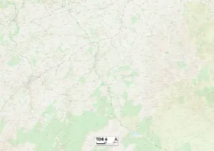 Schottische Grenze TD8 6 Karte
