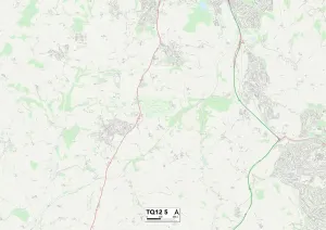Teignbrücke TQ12 5 Karte