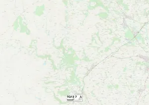 Teignbrücke TQ13 7 Karte