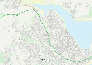 Kornwal TR11 2 Karte
