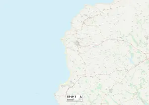Kornwal TR19 7 Karte