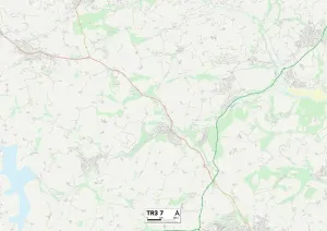 Kornwal TR3 7 Karte