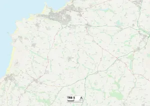 Kornwal TR8 5 Karte