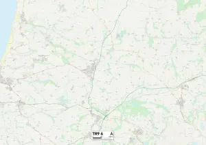 TR - Truro Drucke: Kornwal TR9 6 Karte