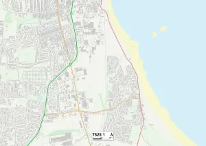 Hartlepool TS25 1 Karte