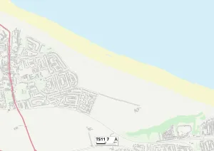 Redcar und Cleveland TS11 7 Karte