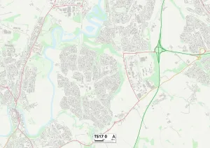 Stockton-on-Tees TS17 0 Karte