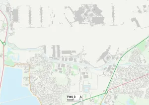 Hillingdon TW6 3 Karte