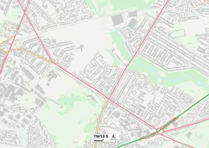 Hounslow TW13 5 Karte