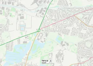 Hounslow TW14 8 Karte