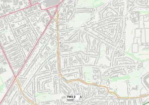 Hounslow TW3 2 Karte