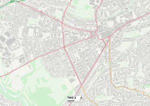 Hounslow TW3 3 Karte