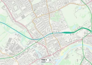 Hounslow TW8 9 Karte