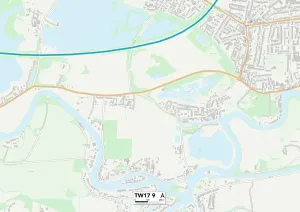 Spielthorne TW17 9 Karte