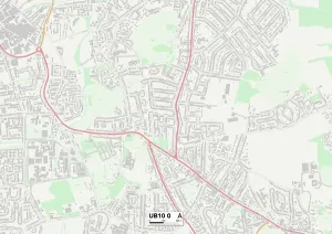 Hillingdon UB10 0 Karte