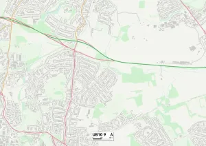 Hillingdon UB10 9 Karte