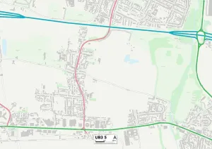 Hillingdon UB3 5 Karte