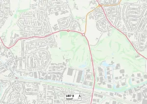 Hillingdon UB7 8 Karte