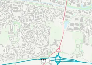 Hillingdon UB7 9 Karte