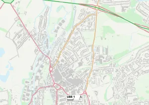 Hillingdon UB8 1 Karte