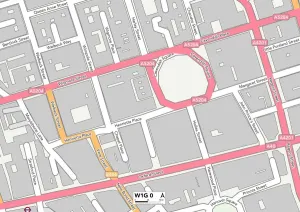 Westminster W1G 0 Karte