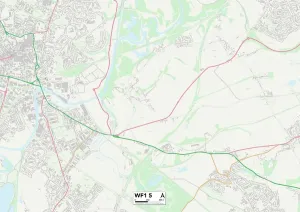 Wakefield WF1 5 Karte