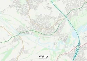 Wakefield WF4 5 Karte