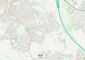 Wakefields WF5 0 Karte