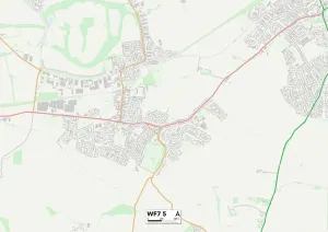 Wakefield WF7 5 Karte