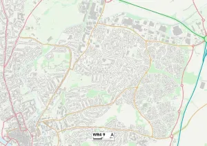 Worcester WR4 9 Karte
