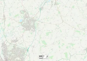 Wychavon, Wr9-7 Karte