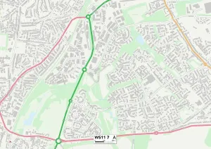 Canock Chase WS11 7 Karte