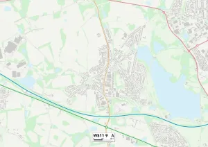 Canock Chase WS11 9 Karte