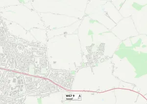 Lichfield WS7 9 Karte