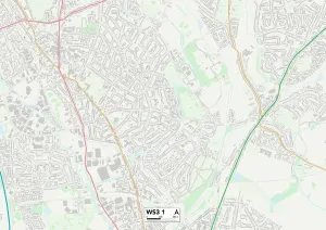 Walsall WS3 1 Karte