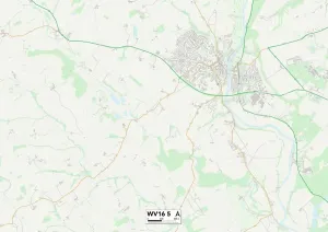Shropshire WV16 5 Karte
