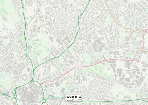 Wolverhampton WV10 0 Karte