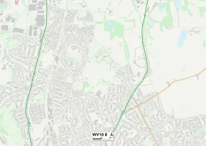 Wolverhampton WV10 8 Karte