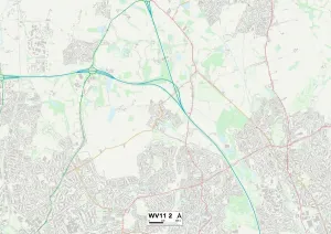 Wolverhampton WV11 2 Karte