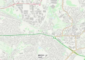 Wolverhampton WV13 3 Karte