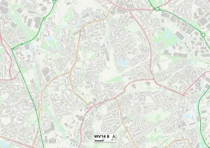 Wolverhampton WV14 8 Karte