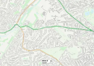 Wolverhampton WV3 9 Karte