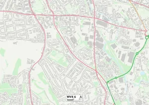 Wolverhampton WV4 6 Karte