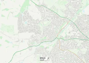 Wolverhampton WV6 8 Karte