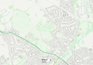 Wolverhampton WV6 9 Karte