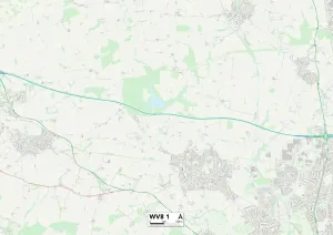 Wolverhampton WV8 1 Karte