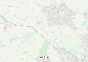 Wolverhampton WV8 2 Karte